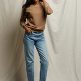 Ziggy Shrunken Crewneck Sweatshirt - Mocha