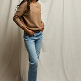 Ziggy Shrunken Crewneck Sweatshirt - Mocha