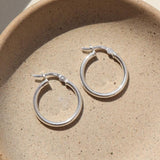 Classic Hoops - Silver