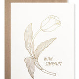 Sympathy Tulip Card