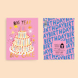 Gigantic Birthday Cake Card