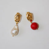 Rez Earrings - Pearl / Bead