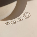 Goldi 14mm Hoops - Silver