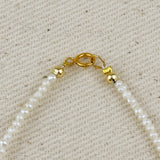 Micro Pearl Anklet - Gold