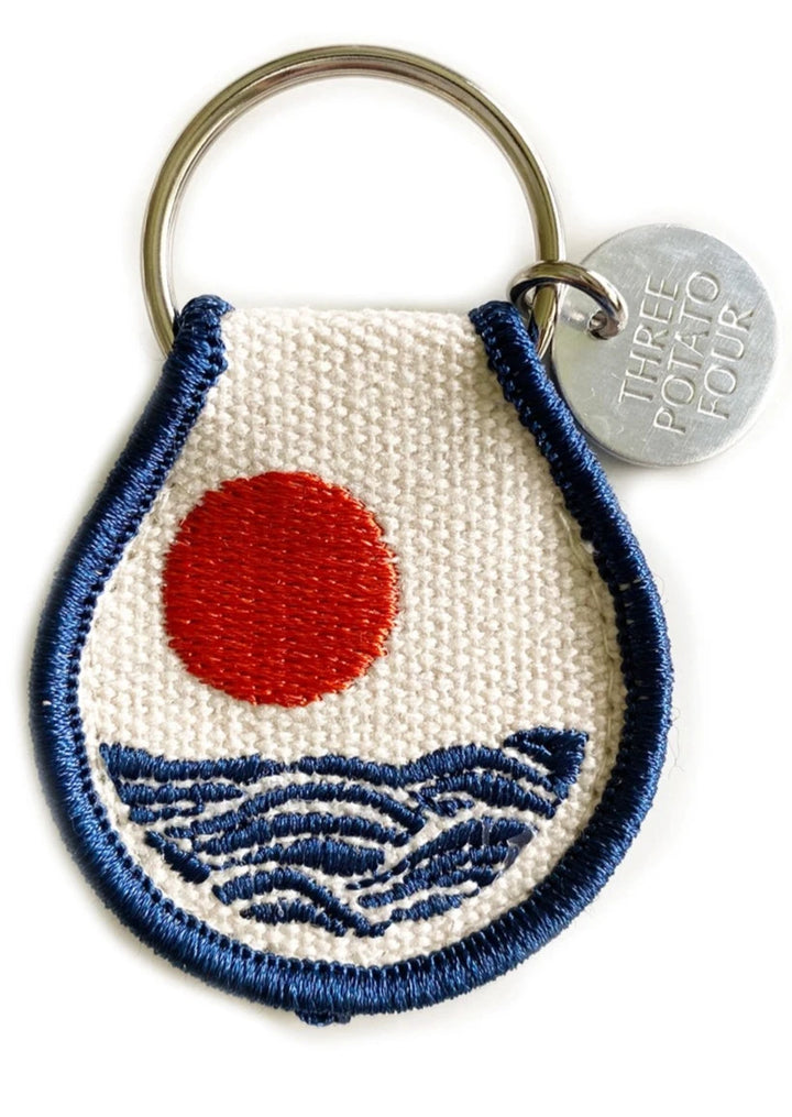 Patch Keychain - Sun & Waves