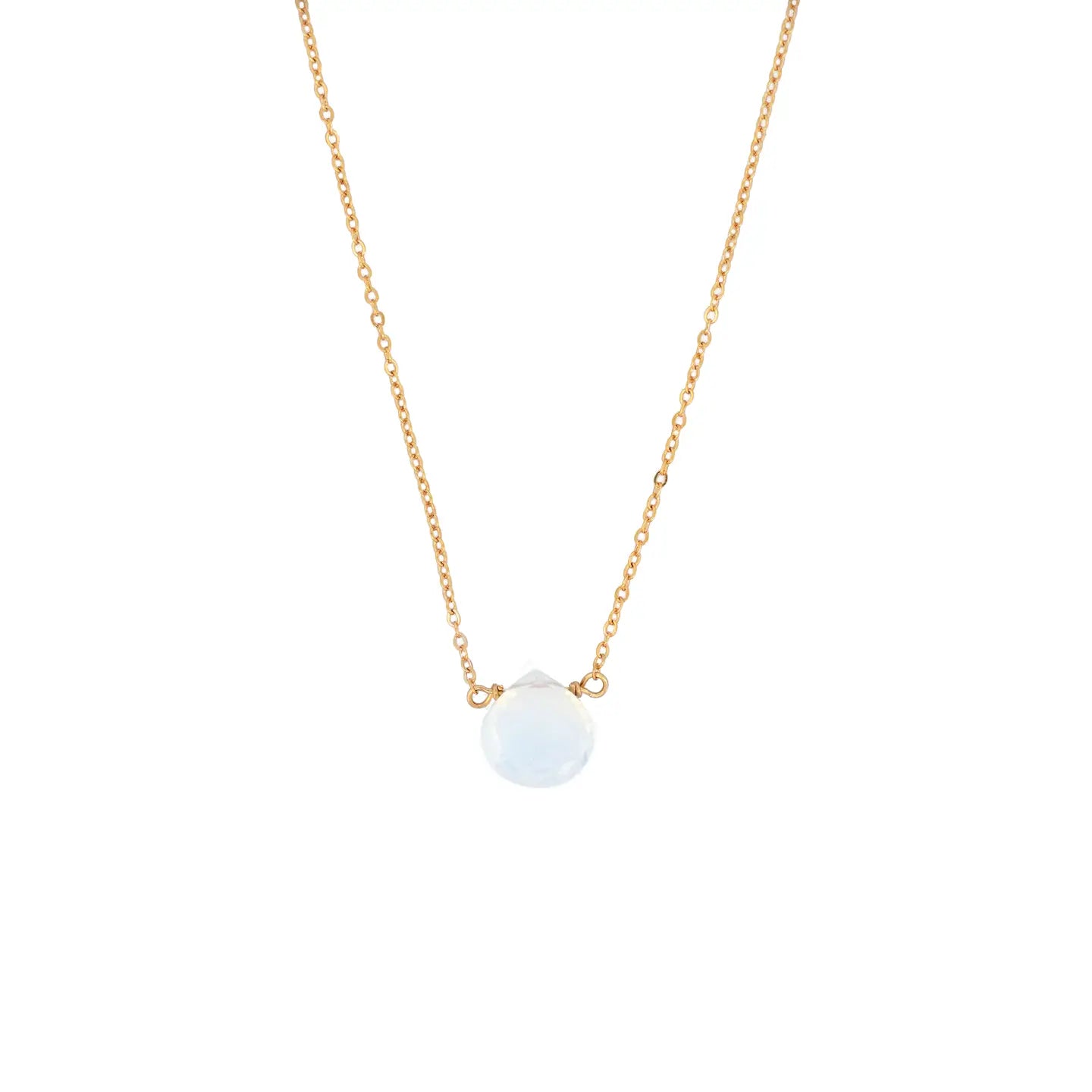 Opalite Necklace - Gold