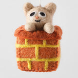 Chimney Cat Ornament