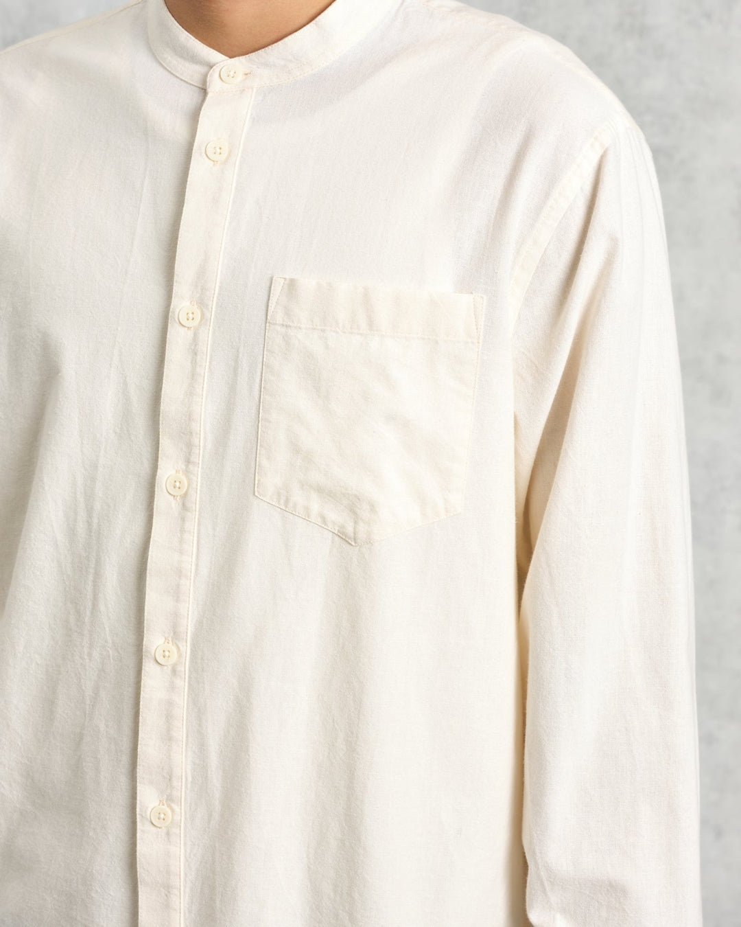 Abbot LS Shirt - Ecru