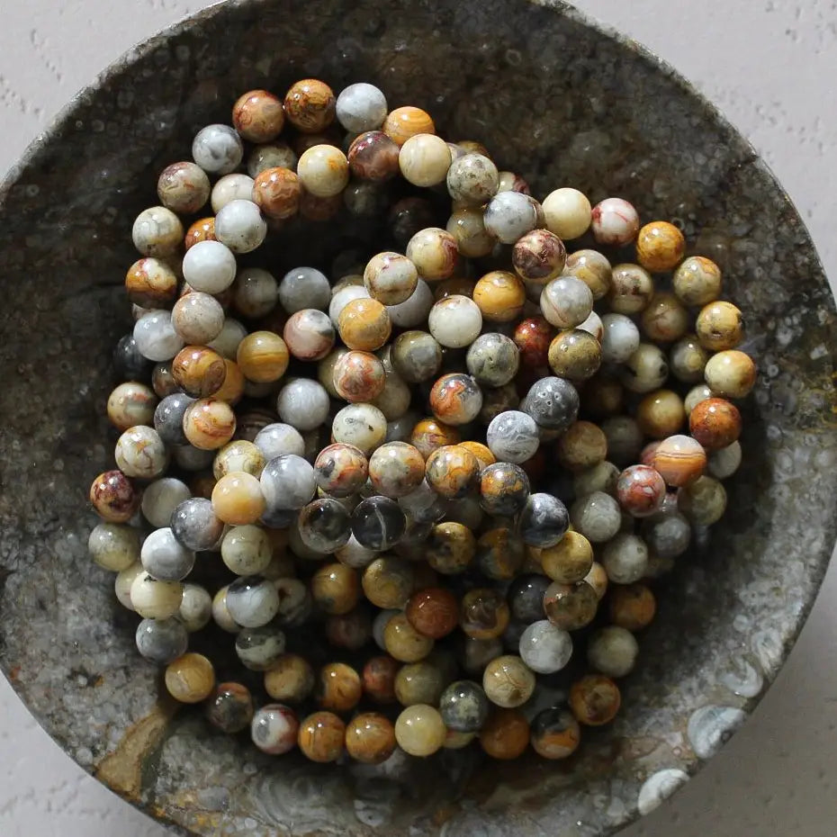 Crazy Lace Agate Bracelet