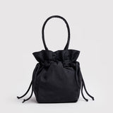 Nylon Drawstring Bag - Black
