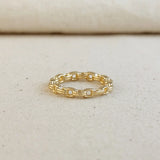 Double Linked Ring - Gold