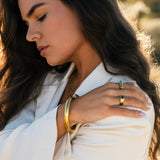 Santorini Cuff Bracelet - Gold