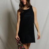 Aileen Linen Dress - Black