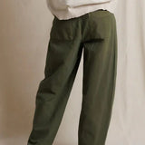 Akira Barrell Leg Utility Pant - Dark Olive