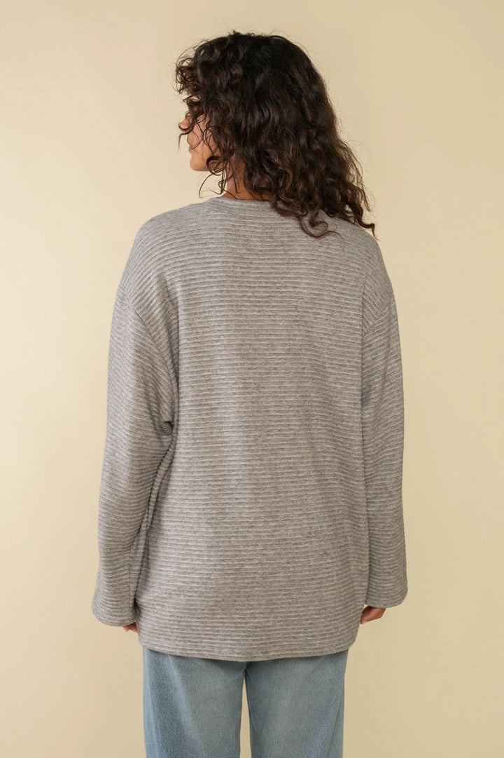 Jefferson Pullover Sweater - Heather Grey