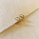 Rounded Chunky Clicker Hoop - Gold
