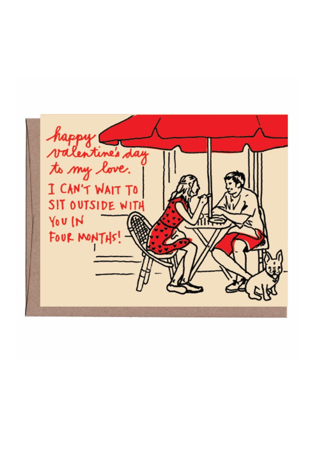 Sidewalk Cafe Vday Card