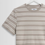 Dean SS Tee - Taupe / Ecru