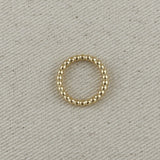 Beaded Band Ring - Gold
