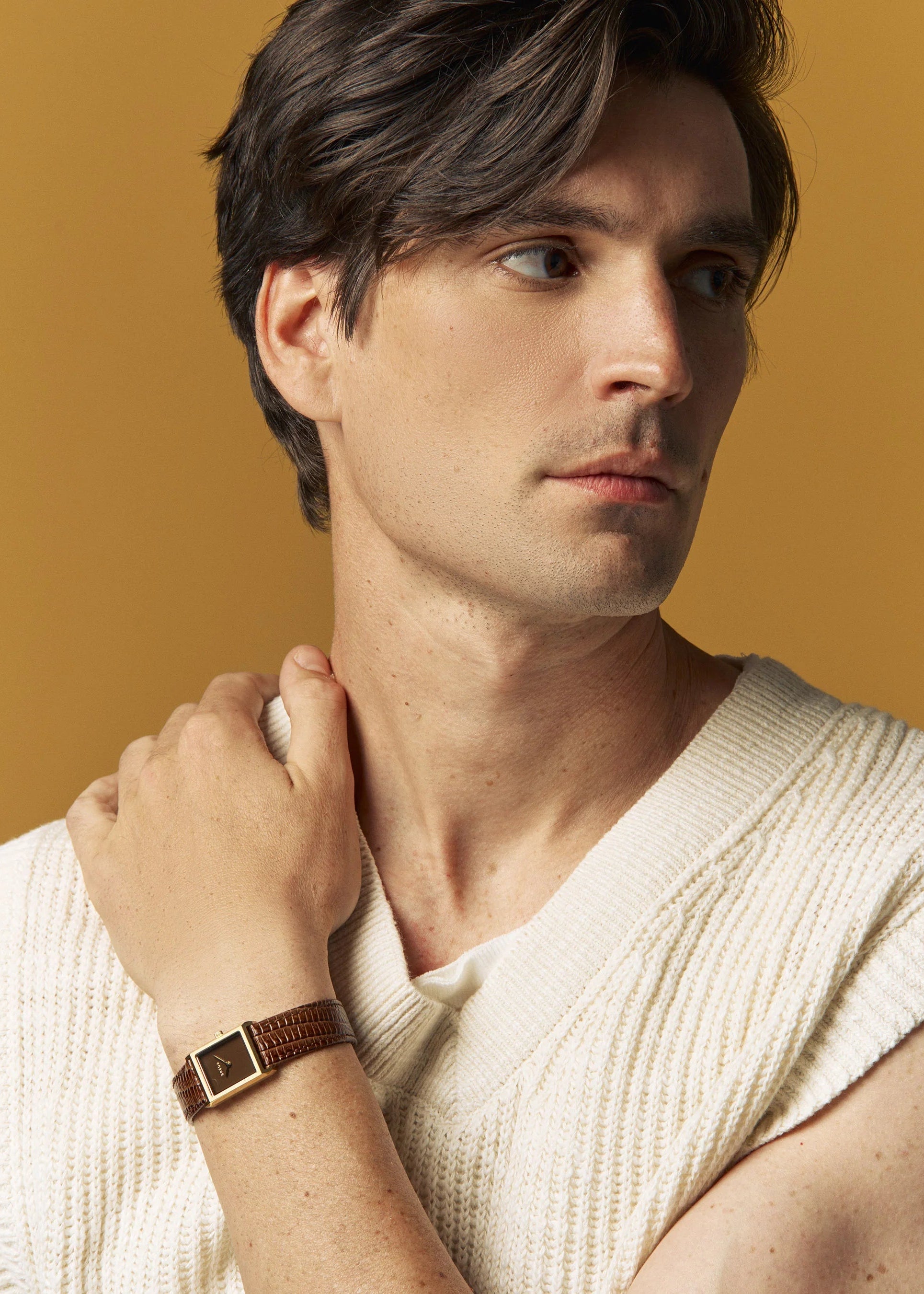 Virgil Lizard Watch - Brown / Brown