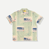 Bar Tab Button Up - White
