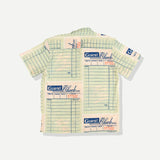 Bar Tab Button Up - White