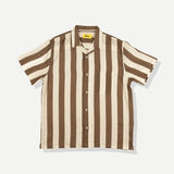 Travel Stretch Button Up - Brown