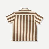 Travel Stretch Button Up - Brown