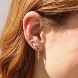 Gemini Chain Studs - Gold