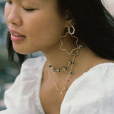 Pebble Hoop Earrings - Gold