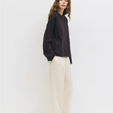 Callahan Top - Brown / Navy
