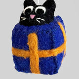 Felt Ornament - Box Cat