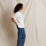 Camryn Oversized Cotton Tee - White