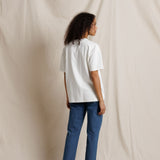 Camryn Oversized Cotton Tee - White