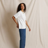 Camryn Oversized Cotton Tee - White