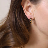 Infinity CZ Hoops - Black