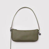Recycled Leather Pochette - Loden