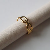 Chain Link Ring - Gold