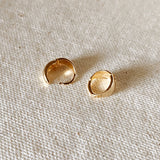 Polished Clicker Hoops - Gold