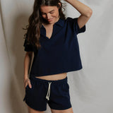 Charlie Short Sleeve - Navy