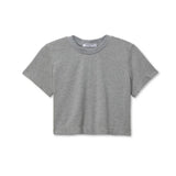 Cher Cotton Tee - Heather Grey