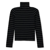 Cindy Turtleneck - Black Stripe