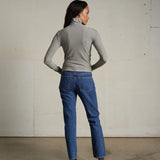 Cindy Turtleneck - Ivory / Black