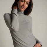 Cindy Turtleneck - Ivory / Black