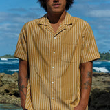Cosmo Shirt - Mustard Dobby