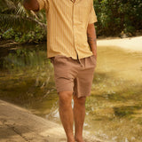 Cosmo Shirt - Mustard Dobby