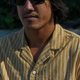 Cosmo Shirt - Mustard Dobby