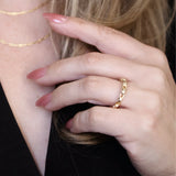 Double Linked Ring - Gold