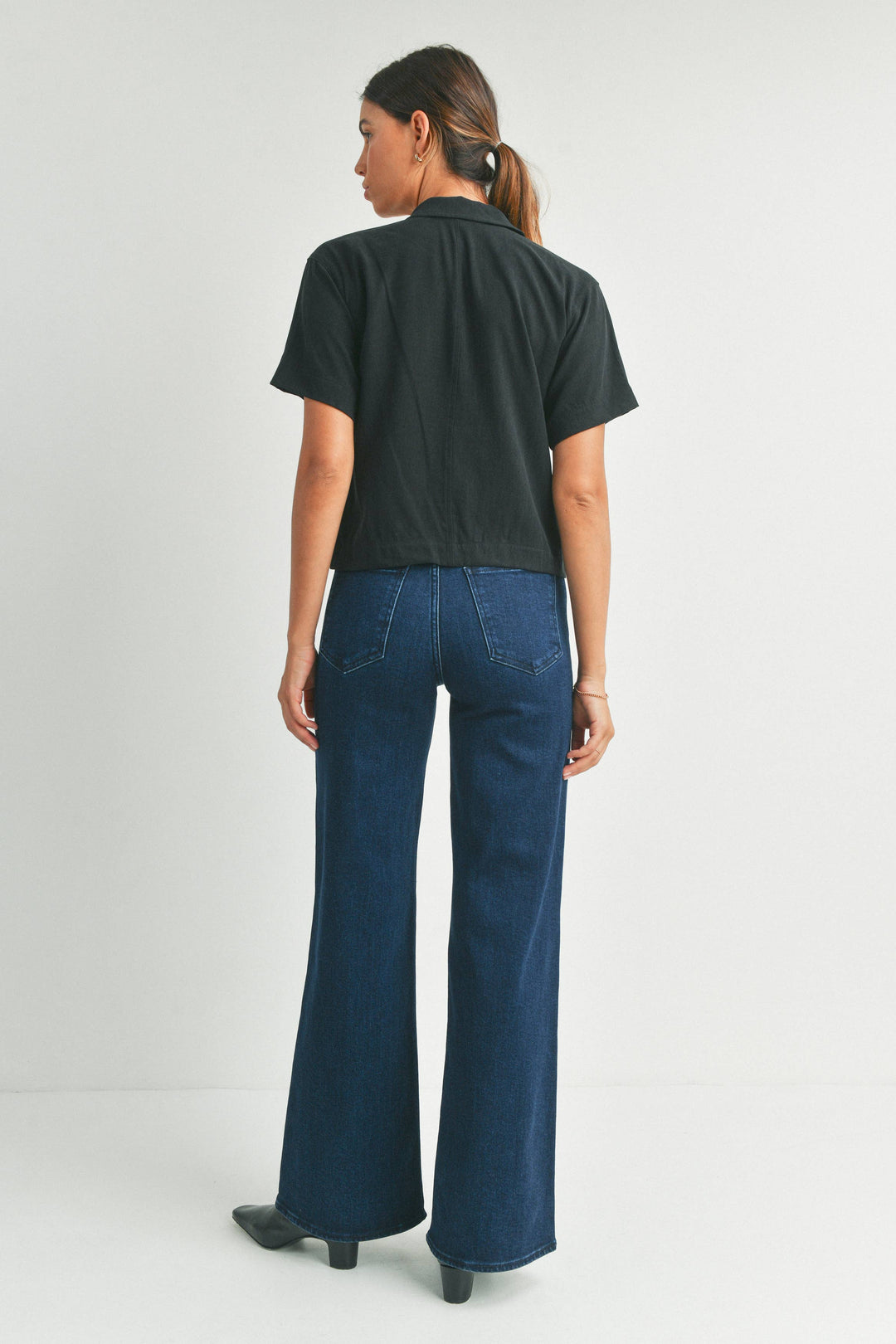 Palazzo Jeans - Dark Denim