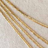 Flat Mariner Chain - Gold